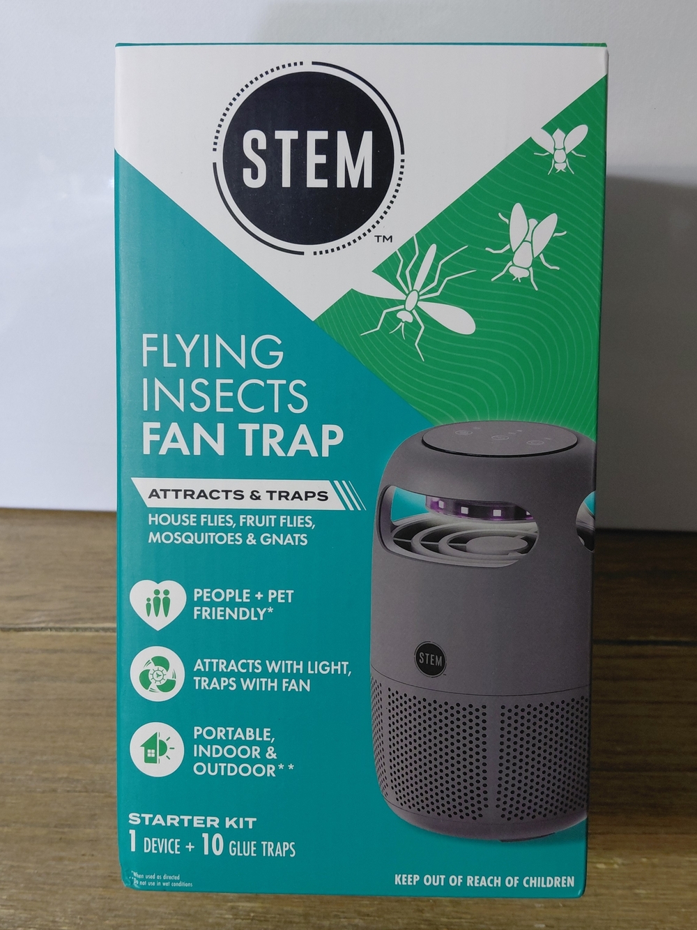 STEM Flying Insects Fan Trap Starter Kit (1 Device + 10 Glue Traps)